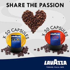 Lavazza Blue Gold Selection capsules displaying balanced aroma for versatile mornings