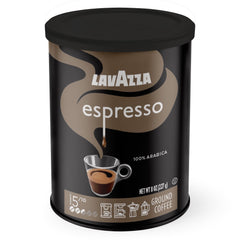 Lavazza Caffe Espresso Ground Coffee bag with rich aroma for authentic espresso at home