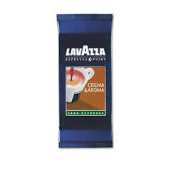 Lavazza Crema e Aroma Gran Espresso capsules pack 100 for rich, long-lasting flavor.