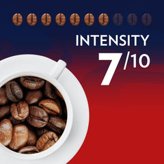 Espresso shot highlighting Lavazza Crema e Gusto crema.