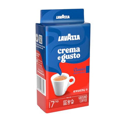 Lavazza Crema e Gusto ground coffee with medium roast ideal for daily espresso.