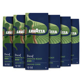 Lavazza Decaf Ground Coffee pack 6 – ideal for drip brewing and everyday enjoyment.