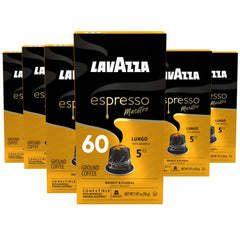 Lavazza Espresso Maestro Lungo aluminum capsules ready for Nespresso Original machines