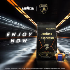 Arabica and Robusta blend flavor profile for Lamborghini espresso.