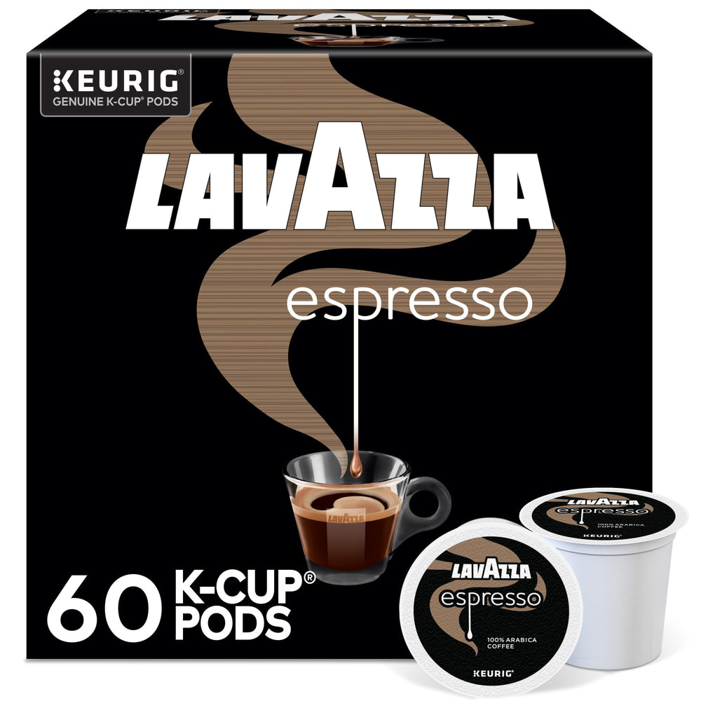 Lavazza Espresso box front for quick single-serve mornings