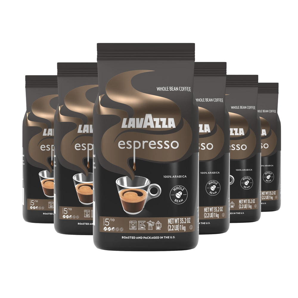 Lavazza Espresso whole bean bag for home use and versatile brewing sessions