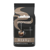 Lavazza Espresso whole bean coffee bag; 2.2 lb, ideal for fresh-ground mornings.