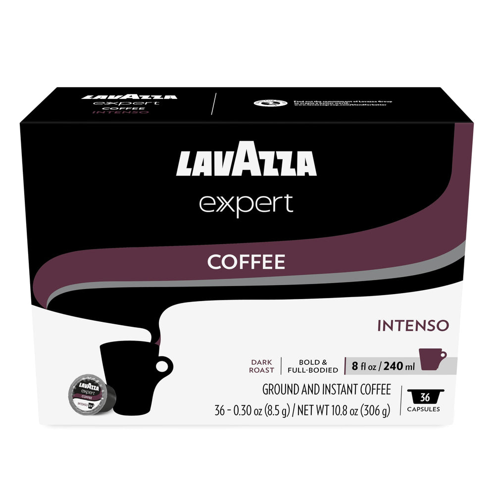 Lavazza Expert Intenso capsules for bold 8 oz drip coffee