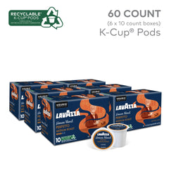 Lavazza House Blend Perfetto 60-count box for pantry-friendly supply