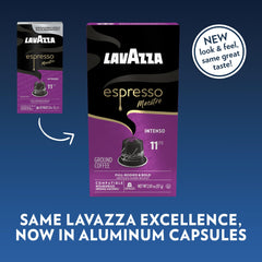 Lavazza Intenso crema espresso shot in a mug