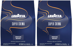 Lavazza Super Crema beans close-up for bold espresso