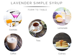 Lavender Lane Lavender Syrup cocktail glass illustrating versatile floral flavor.