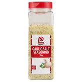 Lawry's garlic salt bottle pour enhances aroma and even flavor