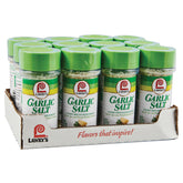 Lawry's garlic salt bottle with parsley label for rich seasoning