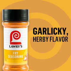 Lawry's Fry Seasoning dry rub on chicken for tasty crust.