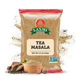 LAXMI Natural Tea Masala pack shot showing ready-to-use spice blend for chai.