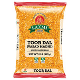 Laxmi Toor Dal bag front: bright yellow split peas ideal for dal curries