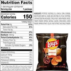 Lay's Barbecue chips smoky aroma visual hints at savory barbecue experience