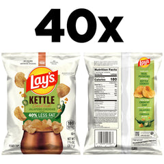 Close-up of Lay's Jalapeño Cheddar kettle chip texture.
