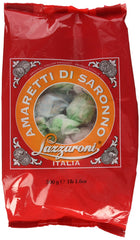 Lazzaroni Amaretti refill bag closeup, ideal for gifting and sharing.