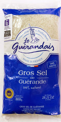 LE GUÉRANDAIS coarse sea salt bag, ideal for finishing dishes and brining.