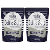 Le Marinier Celtic Salt fine-ground two-pack ready for finishing dishes