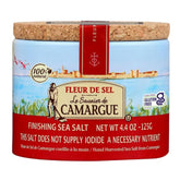 Le Saunier De Camargue Fleur de Sel crystal closeup for finishing seafood