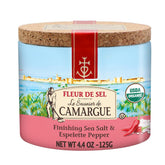 Le Saunier De Camargue fleur de sel Espelette chili 125g adds subtle heat to dishes