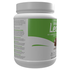 LEAN1 organic fruit-vegetable blend label highlights natural nutrition for daily vitality