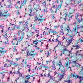 LEBERY pastel sprinkles white jimmies for vibrant cake decoration