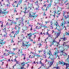 LEBERY pastel sprinkles white jimmies for vibrant cake decoration