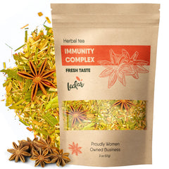 Leckar Immunity Tea lemongrass brew for a soothing afternoon ritual