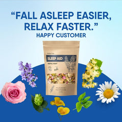 Leckar Sleep Aid Herbal Tea linden helps unwind tense muscles.