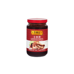 Lee Kum Kee Char Siu Sauce bottle ready to glaze meats with rich flavor.