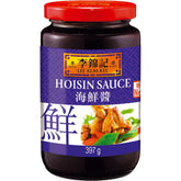 Lee Kum Kee Hoisin Sauce jar with glossy glaze, ideal for marinades and glaze finishes.