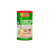 Lee Kum Kee Premium Bouillon Powder Chicken packaging boosts flavor in bowls