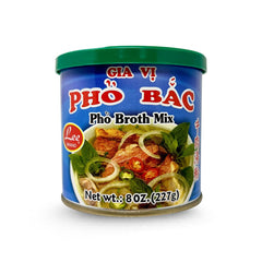 Lee Pho Broth Mix 8oz packaging showcasing authentic spice blend for quick pho