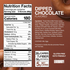 Legendary Foods Protein Donuts showcasing 22g protein per donut for post-workout energy.