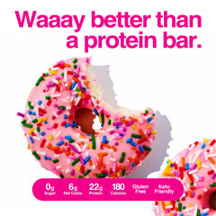 Legendary Foods Protein Donuts eight-pack on display for easy two-per-pack snacking