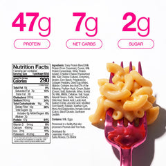 Legendary Foods Protein Mac & Cheese cup front view showcasing compact, ready-to-serve snack