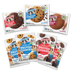 Lenny & Larry's Complete Cookie Crunchy Chocolate Chip, protein-packed snack for on-the-go.