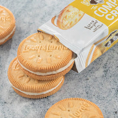 Lenny & Larry's Complete Cremes Vanilla serving ideas, a post-workout vegan treat.