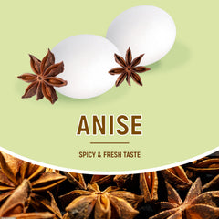 Les Anis de Flavigny natural-ingredients candy uses 3-4 ingredients for pure flavor.
