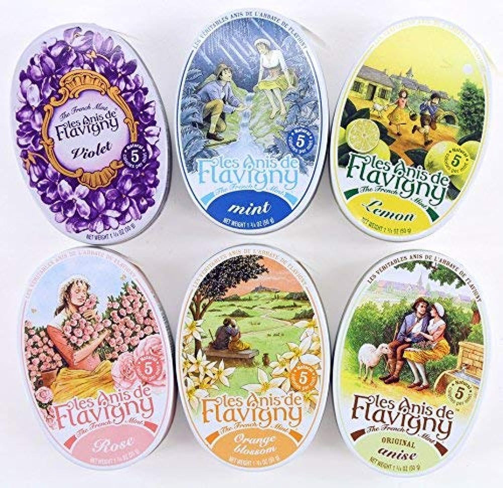 Les Anis de Flavigny Original Anise tin with a timeless aroma and refreshing bite.