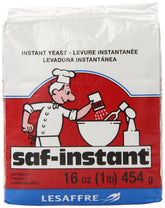 LeSaffre Saf-Instant yeast red 2lb bag ready for reliable, fast-rising dough.