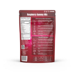LEVO homemade raspberry gummies in mold with infused oil, consistent portioning benefit