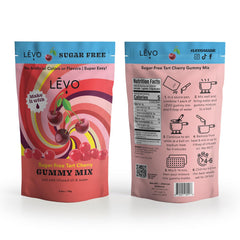 LEVO pouring mixed tart cherry infusion into silicone molds for consistent gummies