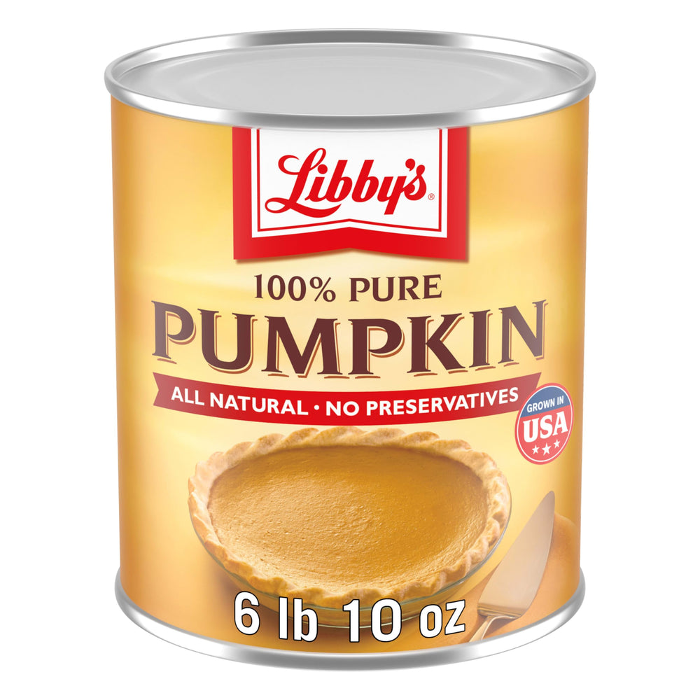 Libby’s bulk pumpkin can ready for large-batch baking and holiday desserts.