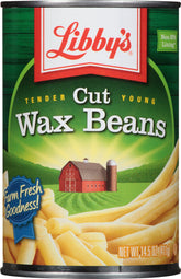 Libby's front packaging showing can label and product identification, convenient pantry benefit