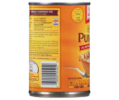 Libby's pumpkin puree on a spoon showing smooth texture and mixing ease benefit